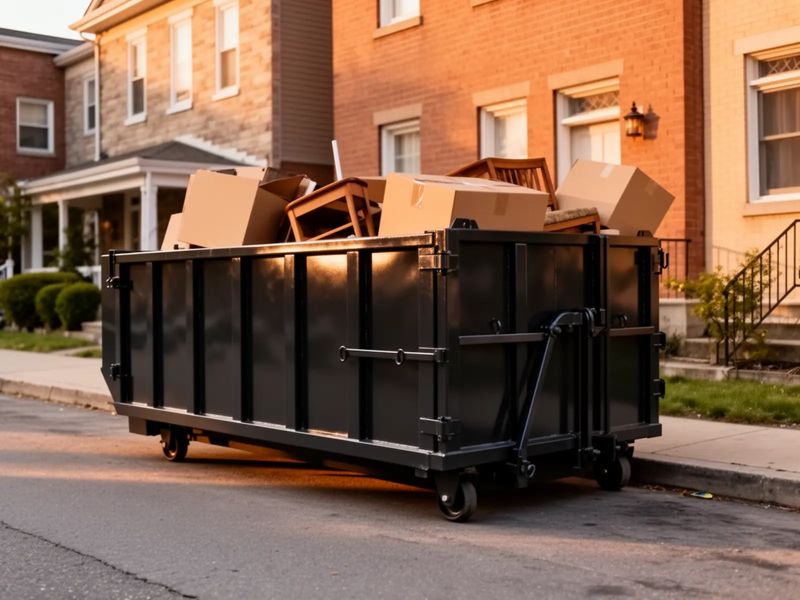 Roll-off dumpster from B & R Dumpster Rental in Hattiesburg, MS